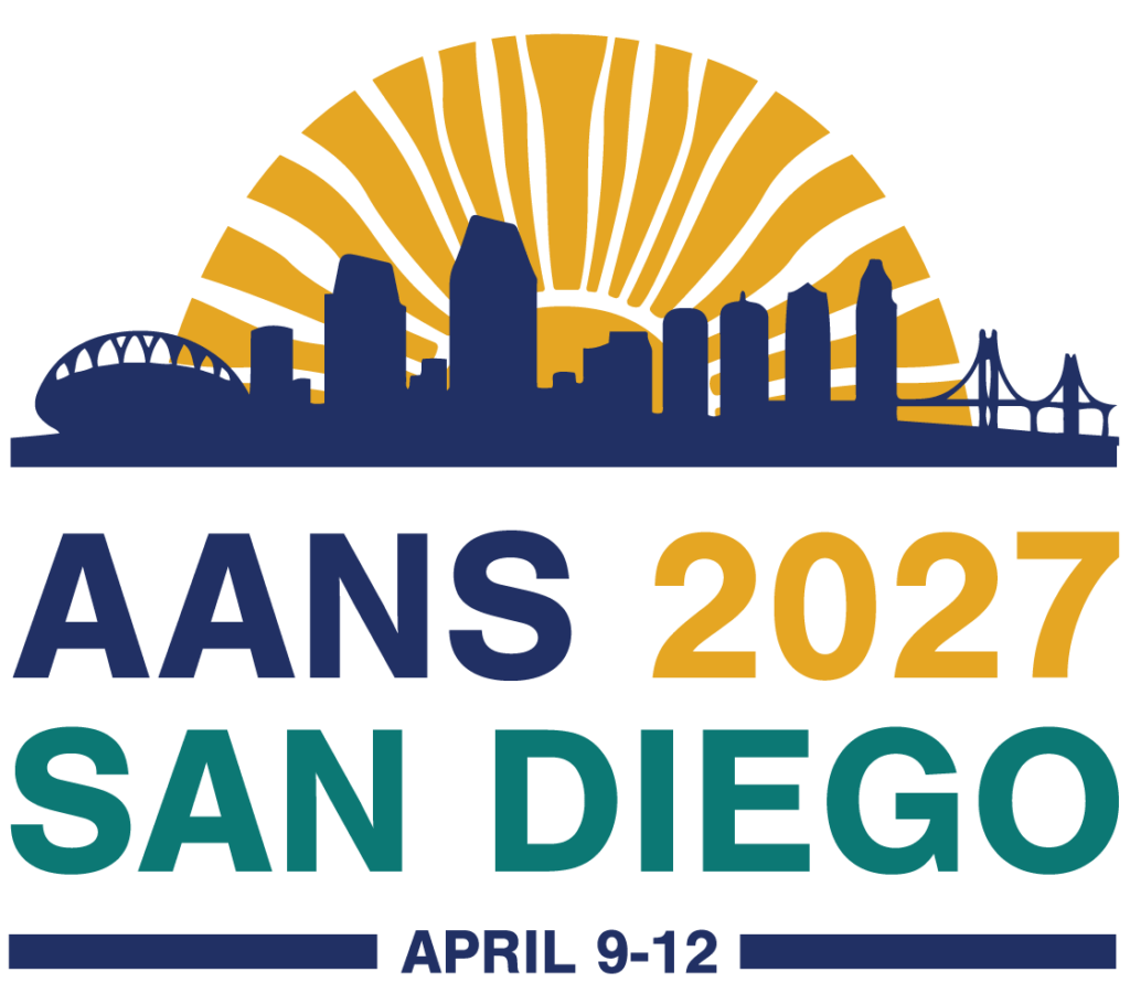 AANS Annual Scientific Meeting 2027 Logo in San Diego