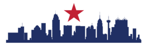 San Antonio Skyline outline