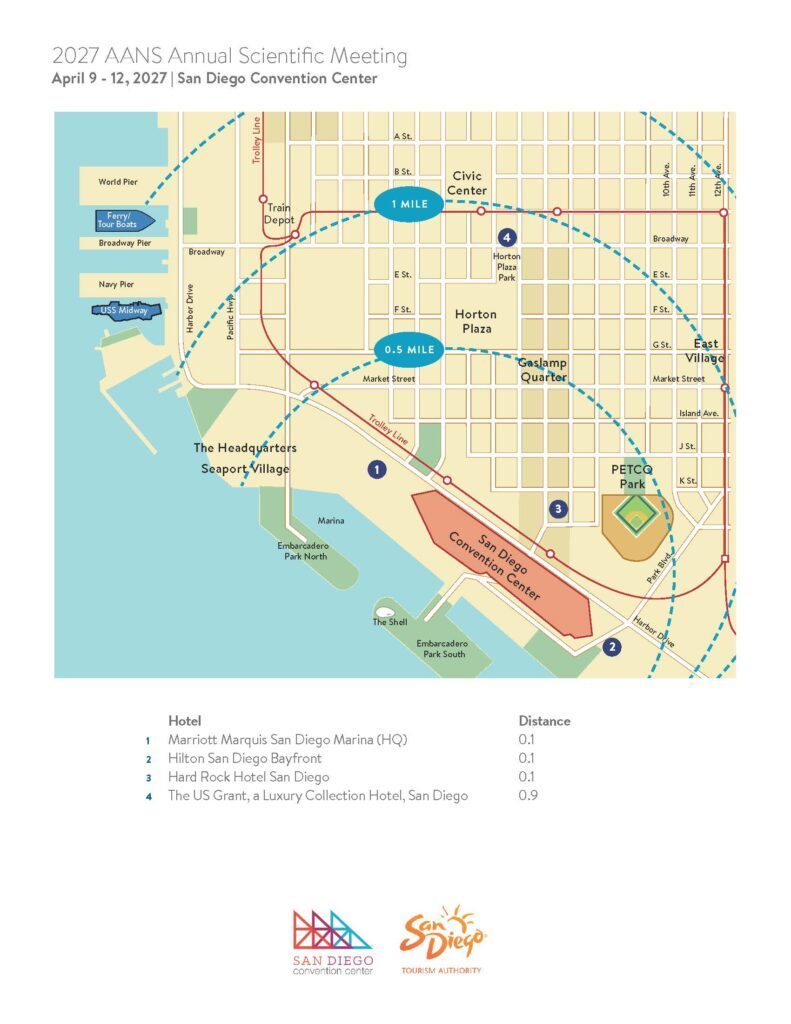AANS 2027 Hotel Map
