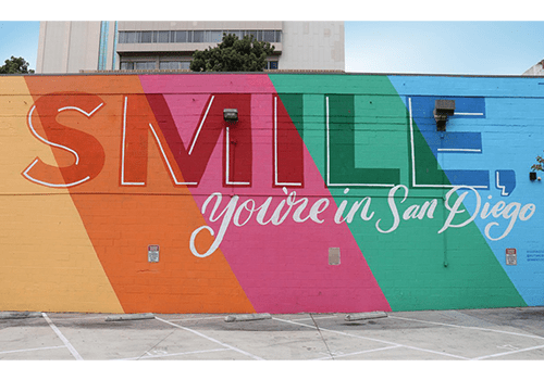SDTA Smile Mural